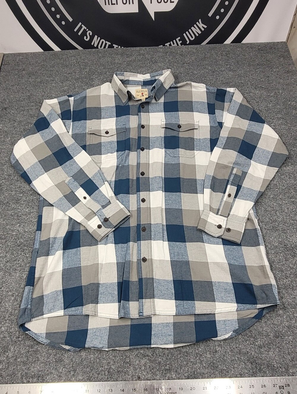 Red Head Brand Co. Men's Bass Pro Shops Plaid Flannel Shirt Size XLT